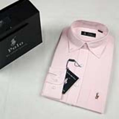 Ralph Lauren men dress shirt - small color pony - pink No. 893